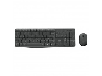 клавиатура LOGITECH MK235 WIRELESS COMBO + MOUSE (GREY)