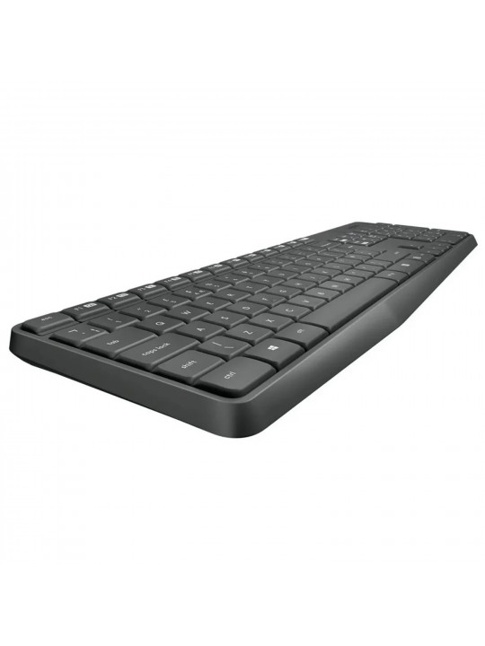 клавиатура LOGITECH MK235 WIRELESS COMBO + MOUSE (GREY)