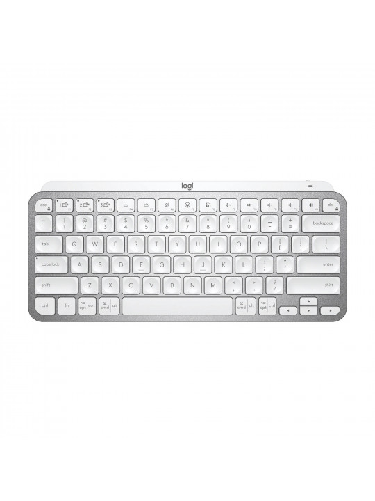 კლავიატურა LOGITECH MX KEYS MINI BLUETOOTH (PALE GREY)