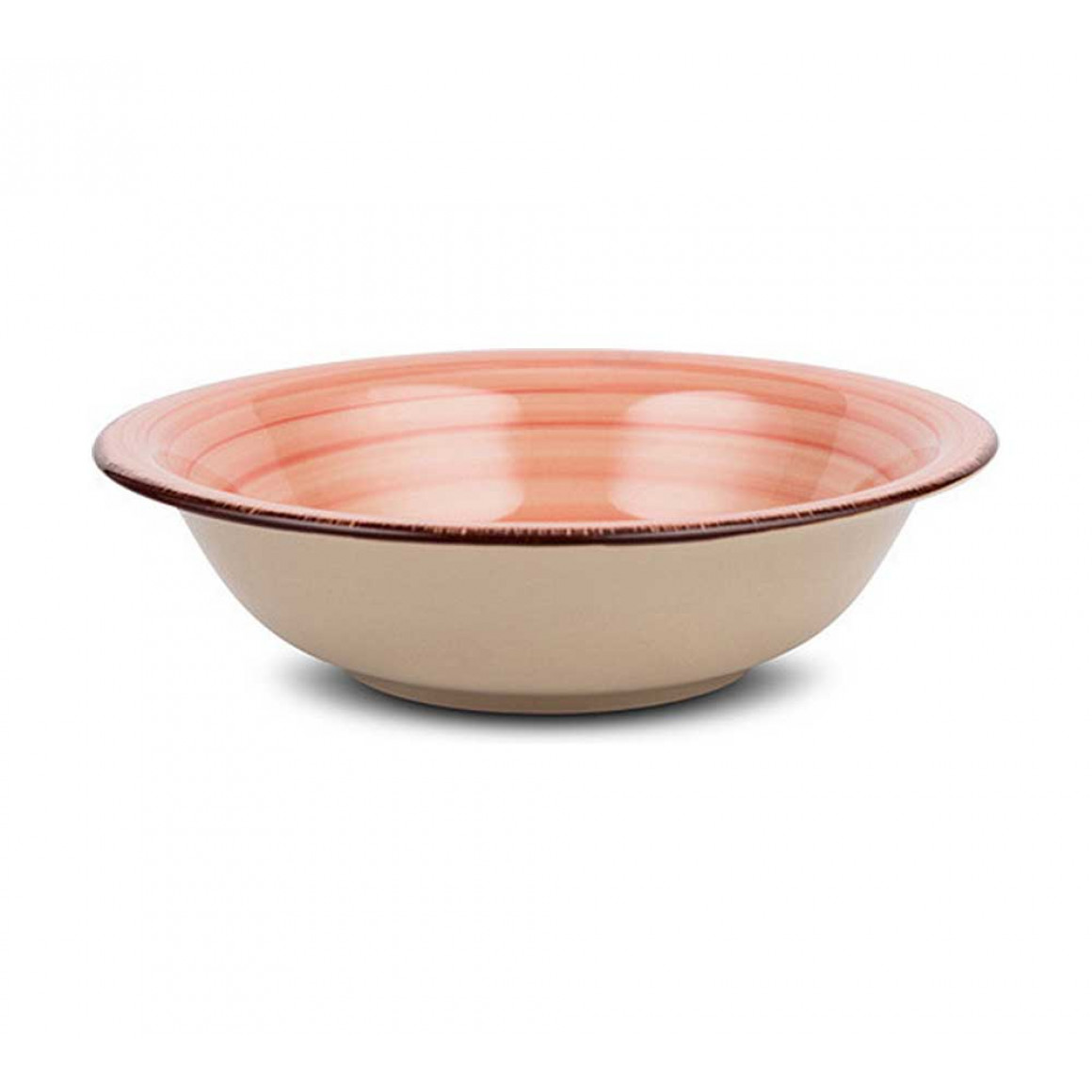 тарелка NAVA 10-099-213 LINES TERRA COTTA SOUP 21CM