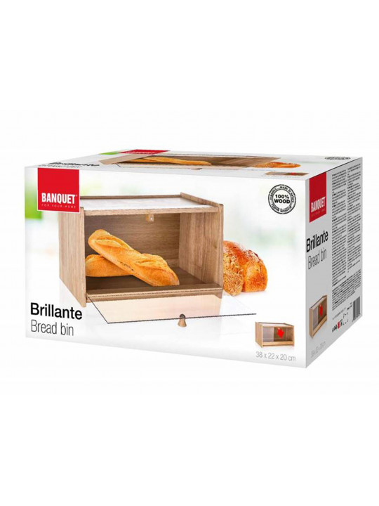 bread basket BANQUET 27101021 WOOD 38X22CM