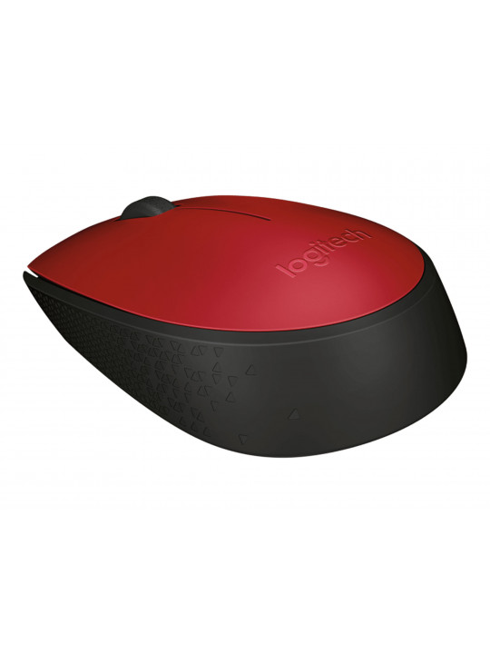 კომპიუტერული მაუსი LOGITECH M171 WIRELESS (RED)