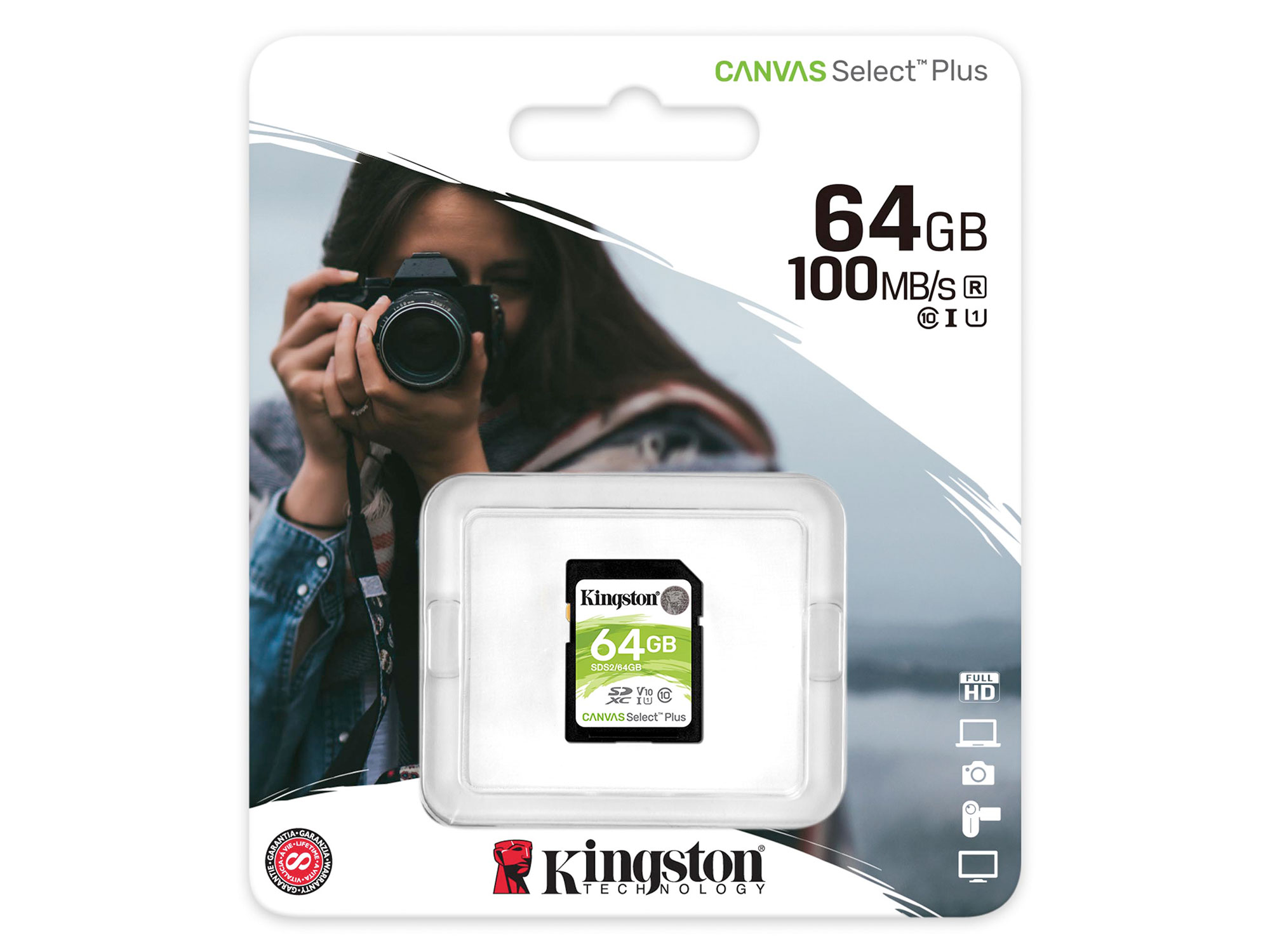 memory card KINGSTON SD SDHC SDS2/64GB