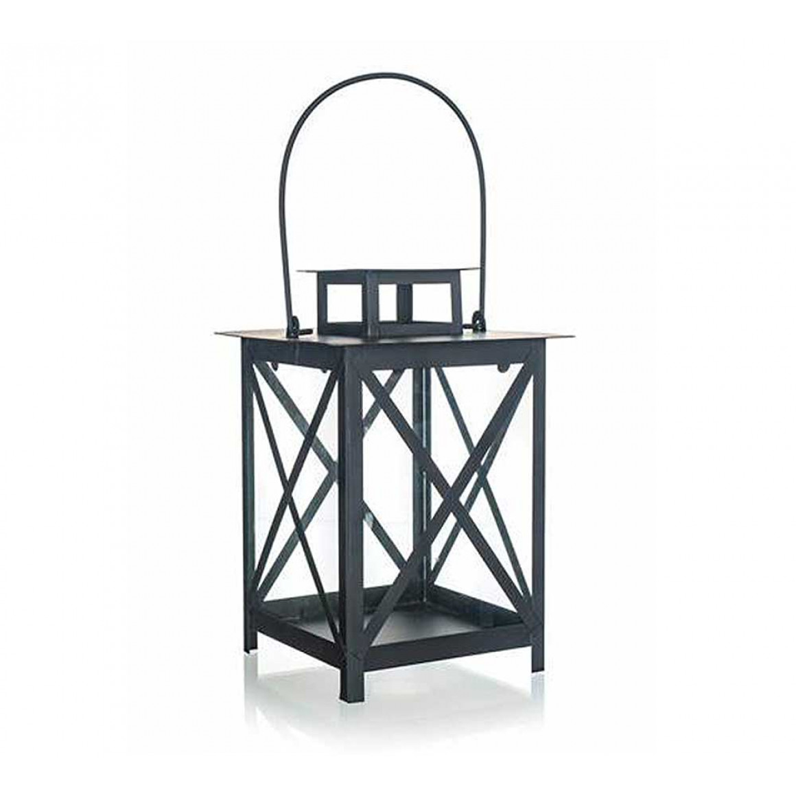 decorate objects BANQUET 63915026 METAL LANTERN1 17X25CM