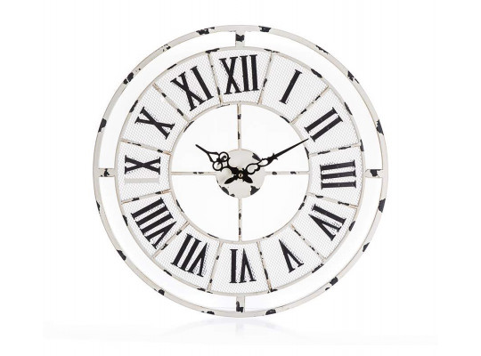 wall clock BANQUET 65131120 ANTIC SILVER 50CM