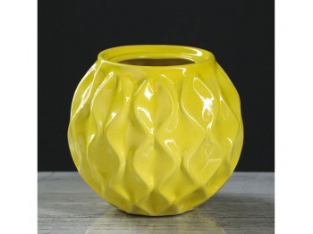 vases SIMA-LAND SMALL BALL RELIEF YELLOW