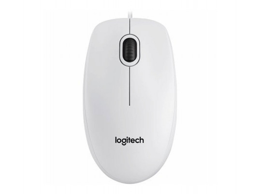 mouse LOGITECH B100 OPTICAL USB (WHITE)
