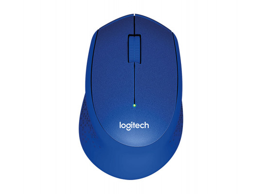 mouse LOGITECH M330 SILENT PLUS WIRELESS (BLUE)