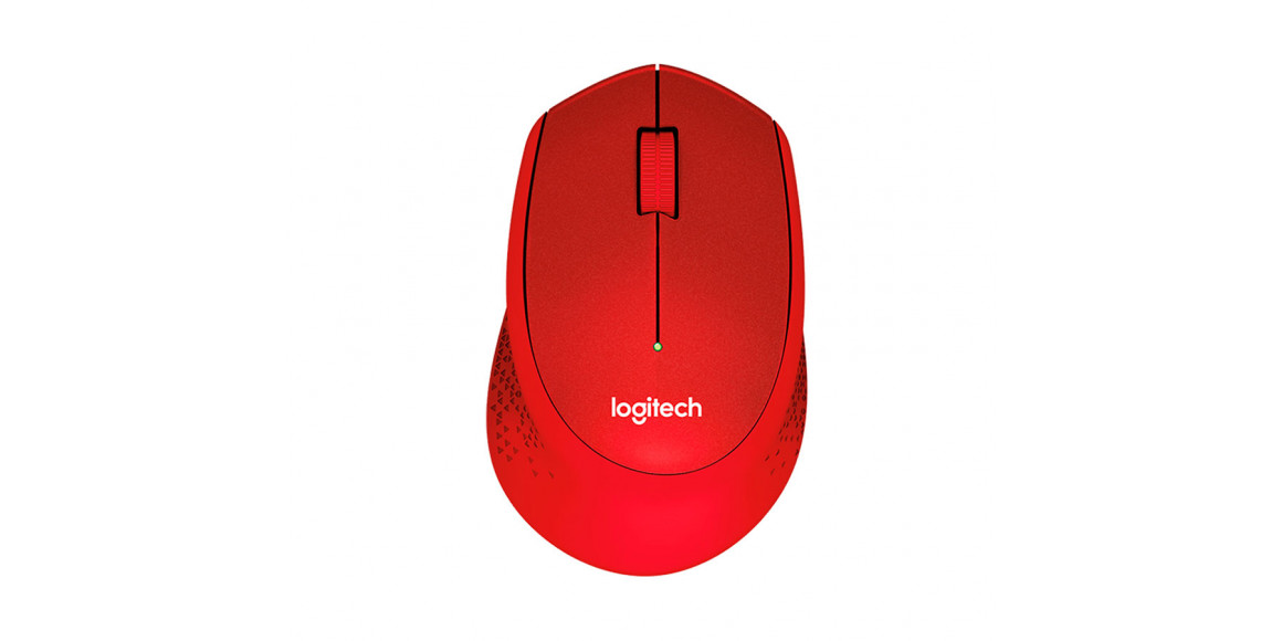 კომპიუტერული მაუსი LOGITECH M330 SILENT PLUS WIRELESS (RED)