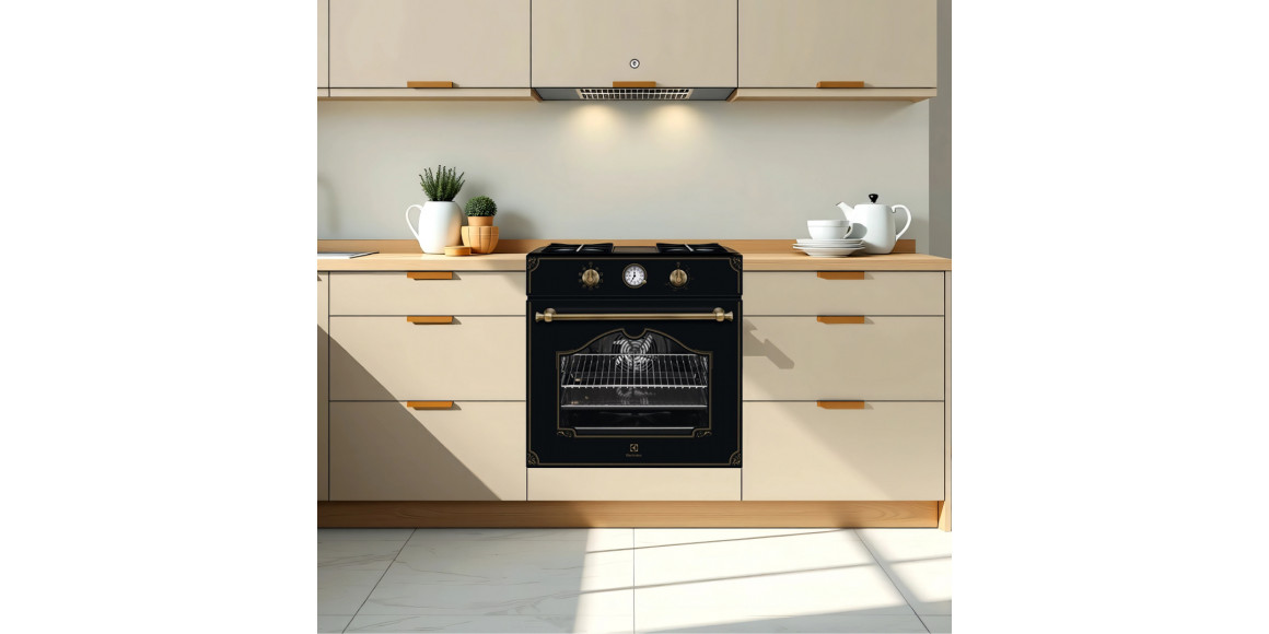 ჩასაშენებელი ღუმელი ELECTROLUX OPEB2520R (RETRO BK)