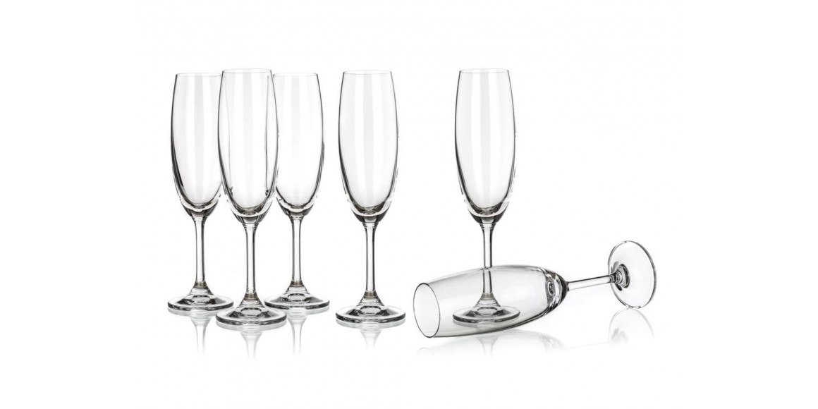 cups set BANQUET 02B4G006210 LEONA CRYSTAL 210ML