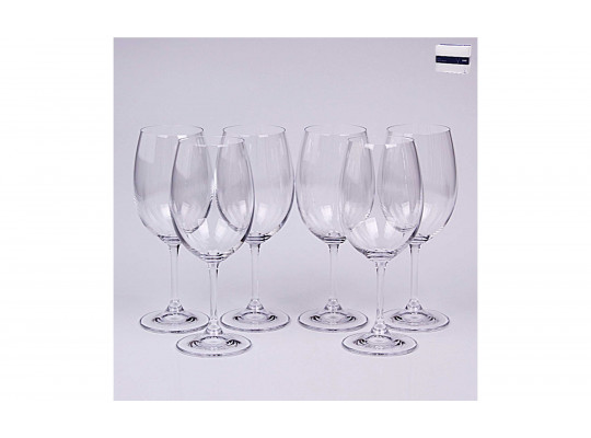 cups set BANQUET 02B4G006430 LEONA CRYSTAL 430ML