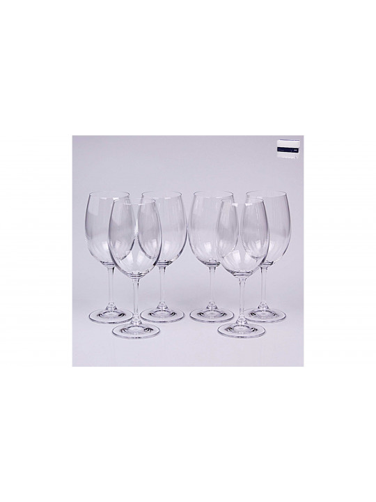 ჭიქის ნაკრები BANQUET 02B4G006430 LEONA CRYSTAL 430ML