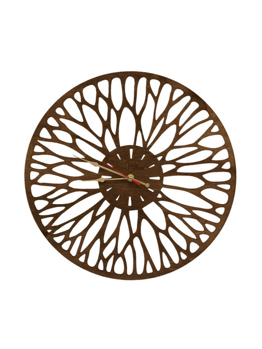 wall clock KOCH 848107 BROWN