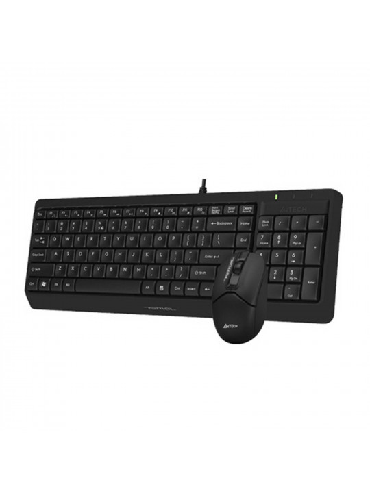 keyboard A4TECH A4TECH FSTYLER F1512 2-SECTION DESKTOP SET BLACK