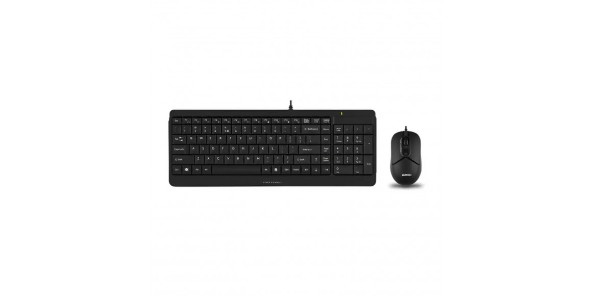 keyboard A4TECH A4TECH FSTYLER F1512 2-SECTION DESKTOP SET BLACK