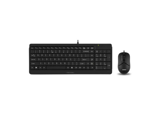 keyboard A4TECH A4TECH FSTYLER F1512 2-SECTION DESKTOP SET BLACK