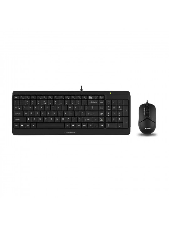 keyboard A4TECH A4TECH FSTYLER F1512 2-SECTION DESKTOP SET BLACK