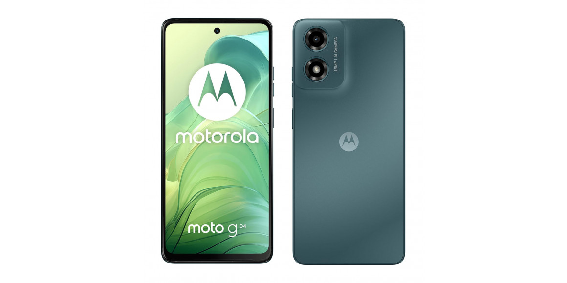 смартфон MOTOROLA MOTOROLA MOTO G04 4GB RAM 64GB LTE (ALPINE GREEN)