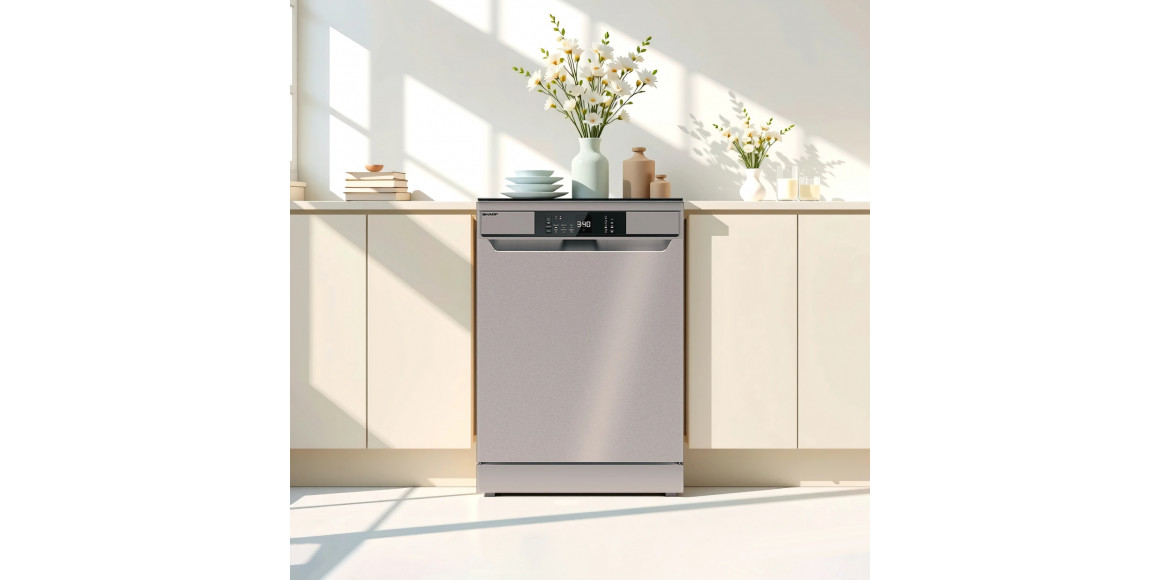 ჭურჭლის სარეცხი მანქანა SHARP QW-V613-SS2