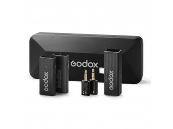 მიკროფონი GODOX 2.4GHZ WIRELESS MICROPHONE SYSTEM MOVELINK MINI UC KIT2 (BK)