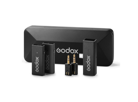 микрофоны GODOX 2.4GHZ WIRELESS MICROPHONE SYSTEM MOVELINK MINI UC KIT2 (BK)