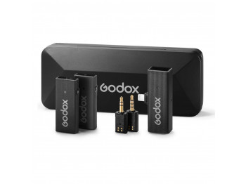 მიკროფონი GODOX 2.4GHZ WIRELESS MICROPHONE SYSTEM MOVELINK MINI LT KIT 2 (BK)