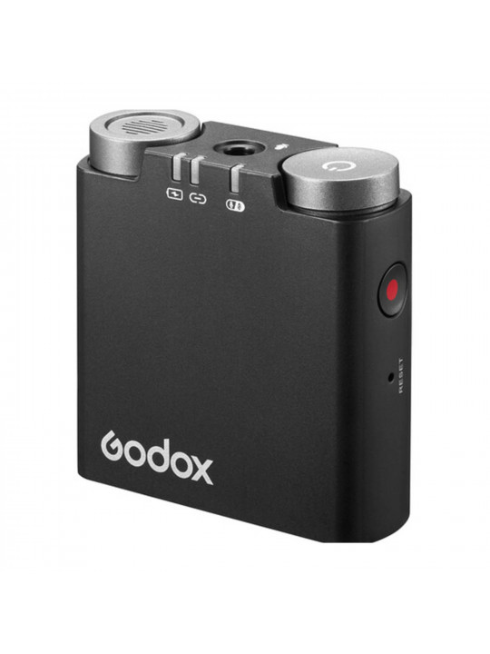 მიკროფონი GODOX 2.4GHZ WIRELESS MICROPHONE SYSTEM VIRSO M1 (BK)