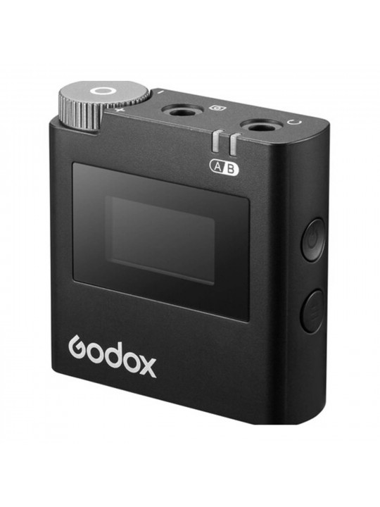 მიკროფონი GODOX 2.4GHZ WIRELESS MICROPHONE SYSTEM VIRSO M2 (BK)