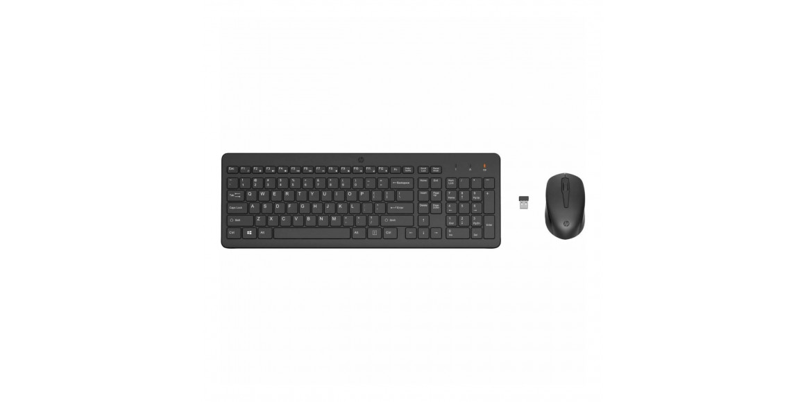 keyboard HP 30 WIRELESS MOUSE AND KEYBOARD 2V9E6AA (BK)