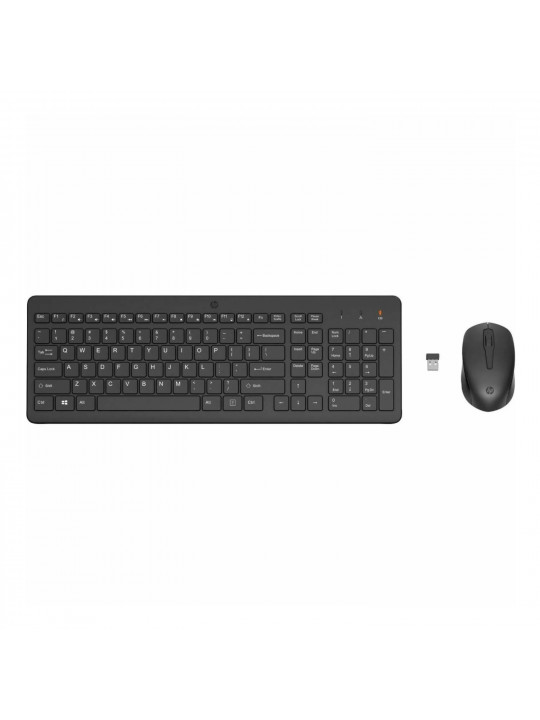 კლავიატურა HP 30 WIRELESS MOUSE AND KEYBOARD 2V9E6AA (BK)