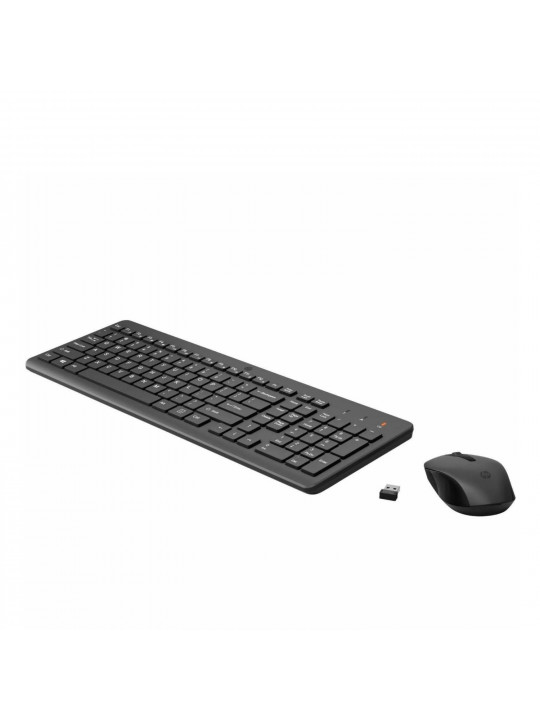 კლავიატურა HP 30 WIRELESS MOUSE AND KEYBOARD 2V9E6AA (BK)