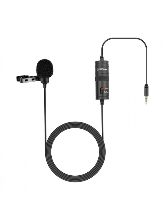 microphone BOYA BY-M1 OMNI DIRECTIONAL LAVALIER (BK)