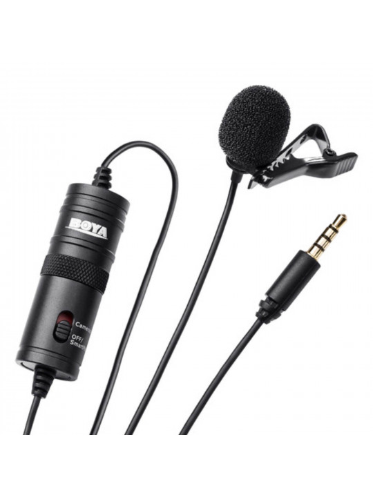 microphone BOYA BY-M1 OMNI DIRECTIONAL LAVALIER (BK)