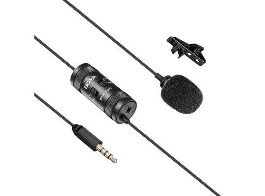 microphone BOYA BY-M1 PRO II UNIVERSAL LAVALIER (BK)