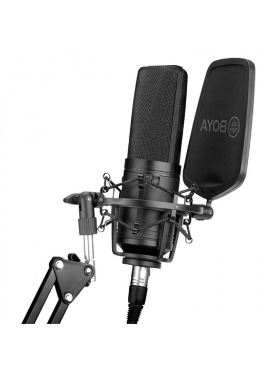 microphone BOYA BY-M1000 LARGE DIAPHRAGM CONDENSER (BK)