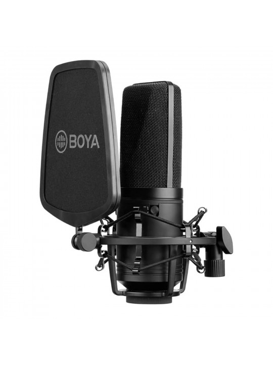 микрофоны BOYA BY-M1000 LARGE DIAPHRAGM CONDENSER (BK)