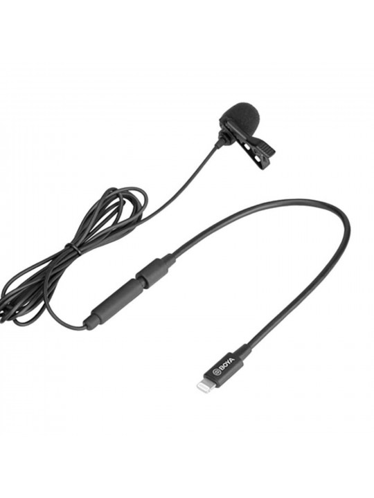 microphone BOYA BY-M2D DIGITAL DUAL LAVALIER FOR IOS DEVICES (BK)