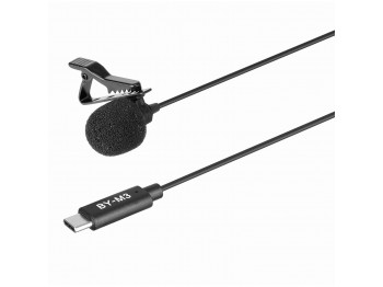 microphone BOYA BY-M3 DIGITAL LAVALIER (BK)