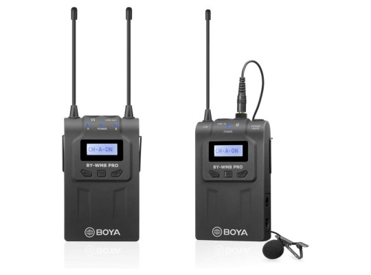 микрофоны BOYA BY-WM8 PRO-K1 UHF WIRELESS (BK)