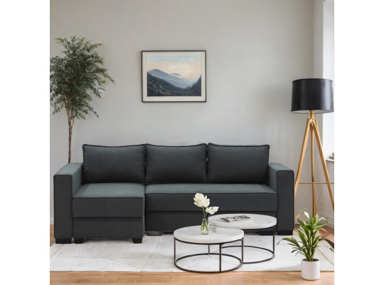 sofa HOBEL CORNER LIZA PLUS DARK GREY SCANDI 22 L (5)