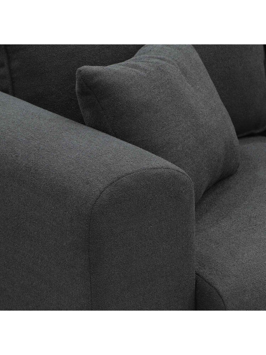 sofa HOBEL CORNER SIDNEY PLUS DARK GREY BUKLE 15 L (3)