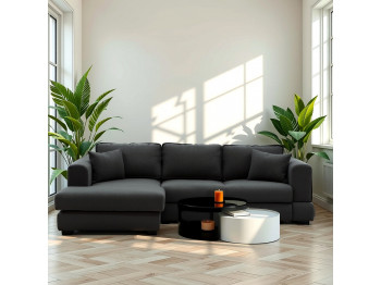 sofa HOBEL CORNER SIDNEY PLUS DARK GREY BUKLE 15 L (3)