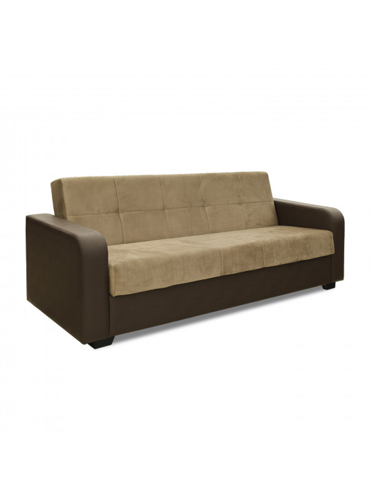 sofa set HOBEL FROST 3+1+1 COFFEE V460/ LIGHT BROWN LETTO 7 (4)