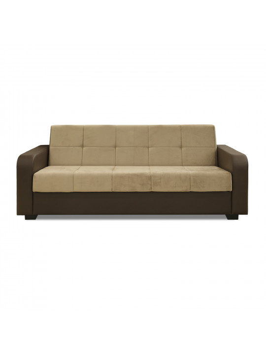 sofa set HOBEL FROST 3+1+1 COFFEE V460/ LIGHT BROWN LETTO 7 (4)