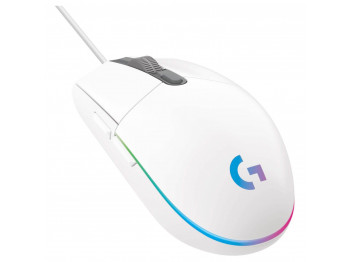 კომპიუტერული მაუსი LOGITECH G203 LIGHTSYNC L910-005796 GAMING (WH)