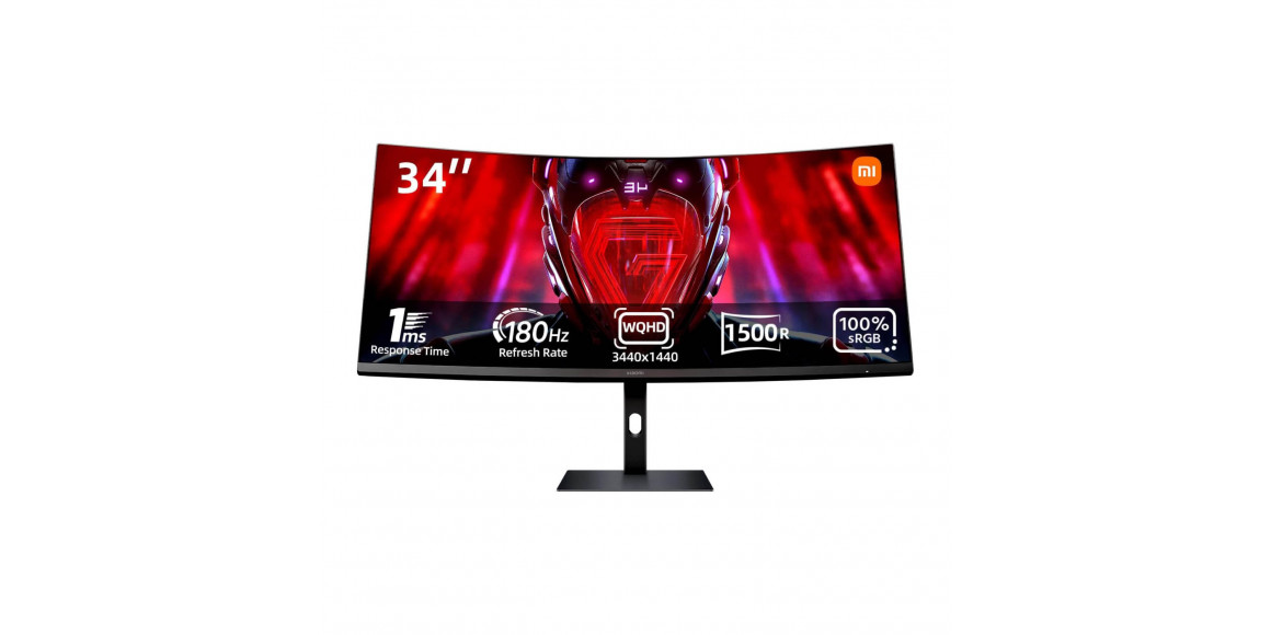 monitor XIAOMI G34WQI CURVED GAMING (BK)