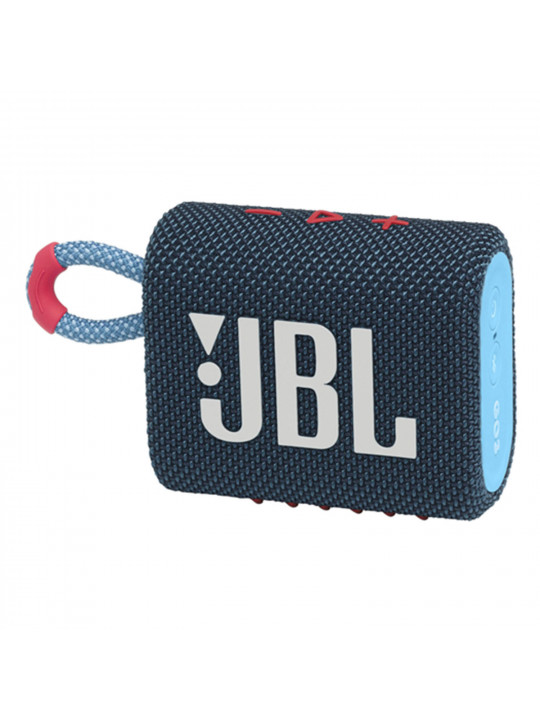 bluetooth დინამიკი JBL GO 3 (BL/PK)