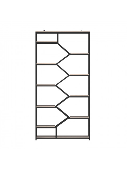 წიგნის კარადა და თარო HOBEL DAVEN GREY METAL/K079 (1)