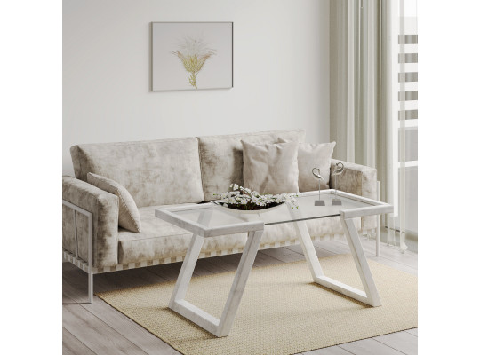 coffee table HOBEL MIA GLASS ANTIC GREY (2)